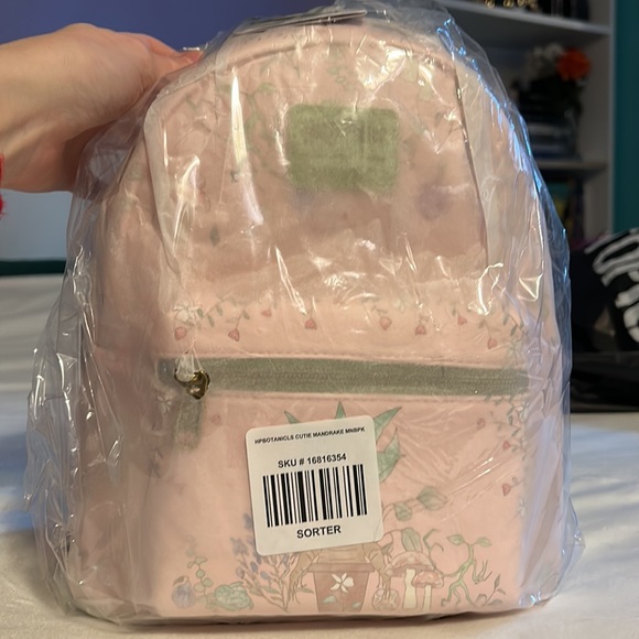 Exclusive Harry Potter Mandrake Loungefly Mini Backpack - Picture 5 of 6